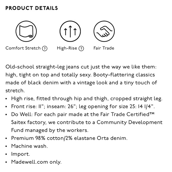 Madewell Classic Straight Jeans in Lunar Wash - Picture 8 of 8